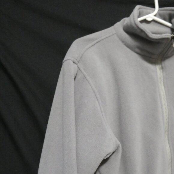 COLUMBIA SPORTSWEAR | woman's medium | Grey Fleece Zip-Up Jacket | Interchange - Picture 3 of 15